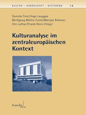 cover image of Kulturanalyse im zentraleuropäischen Kontext